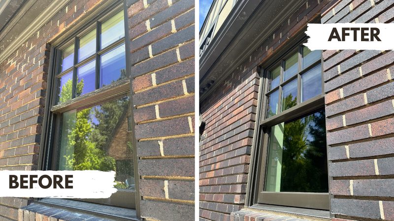 Professional home window washing results in SLC